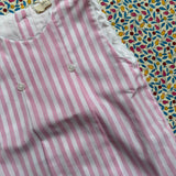 Pagliaccetto righe bianco e rosa CS47G Baby Gi