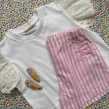 Completo t-shirt e shorts CS83G CS84G Baby Gi