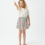 Camicetta con ciliegie ricamate Compania Fantastica 43420