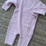 Tutina newborn modello incrociatino rosa DK190 DrKid
