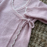 Tutina newborn modello incrociatino rosa DK190 DrKid
