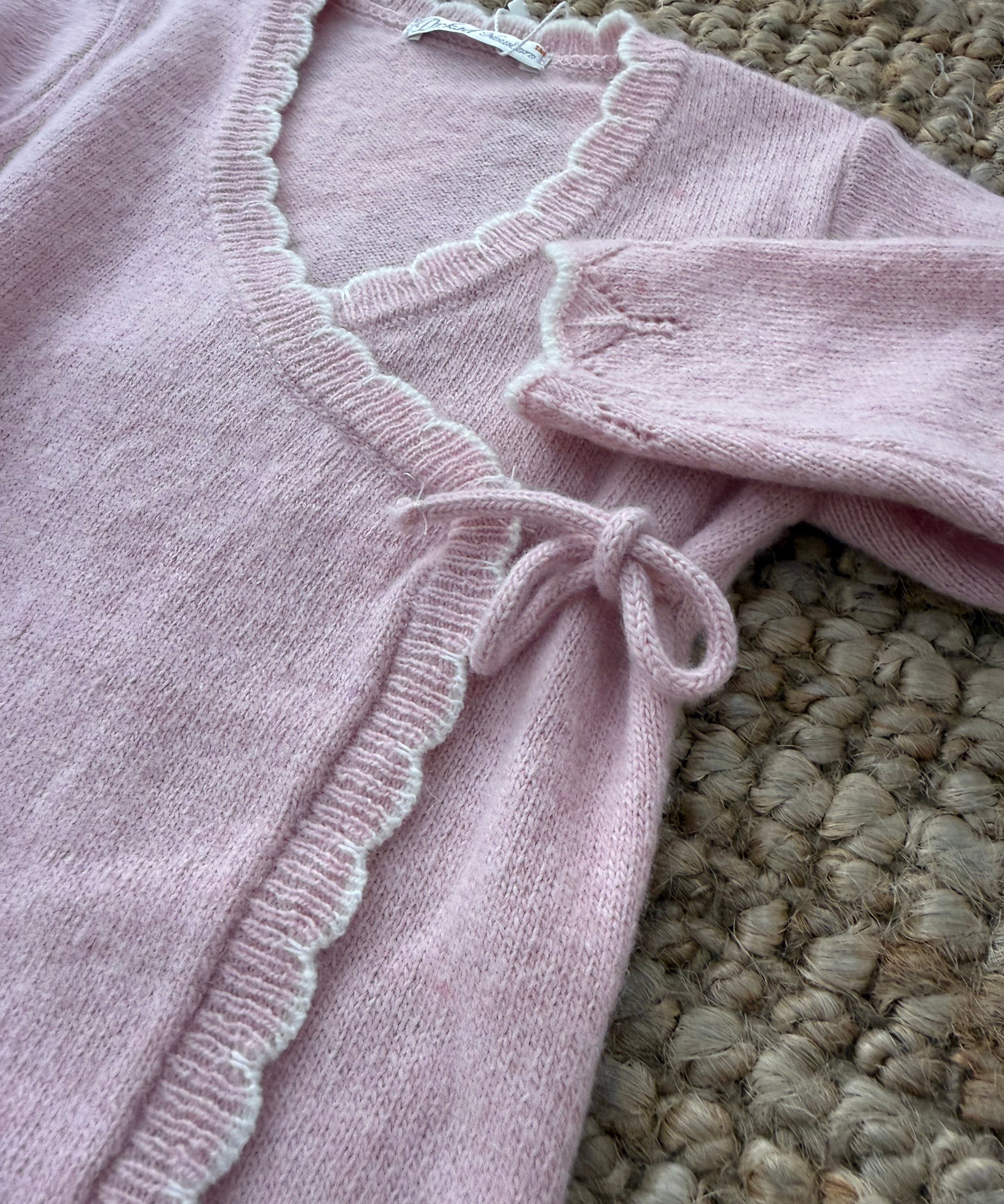 Tutina newborn modello incrociatino rosa DK190 DrKid