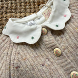 Polo latte colletto ricamato Malvi F25I119CAJJ
