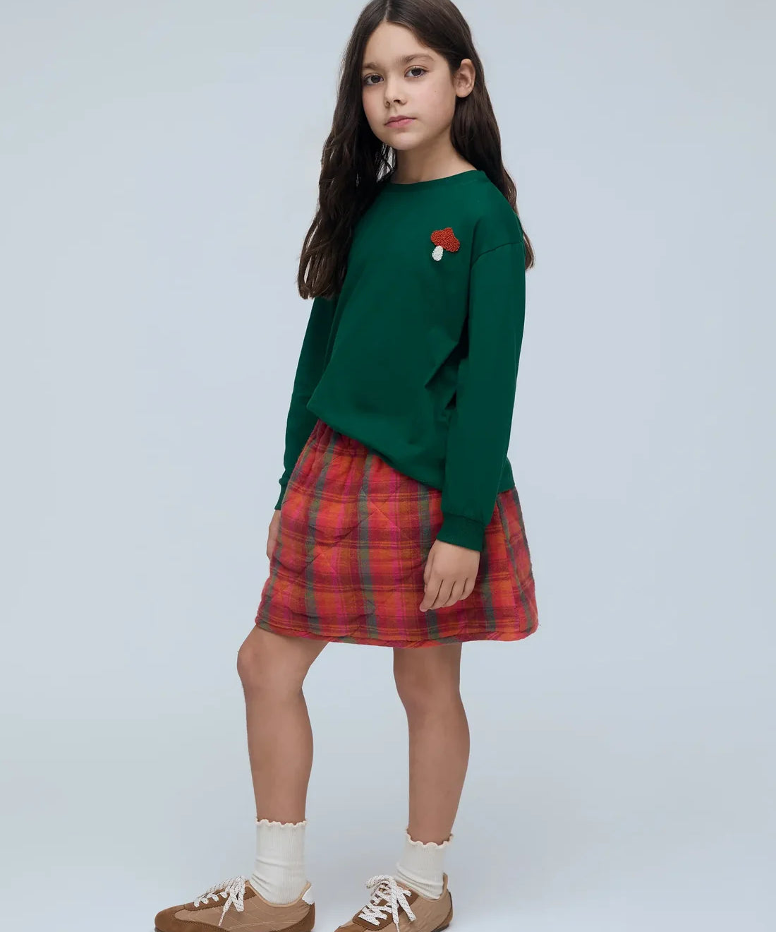 T-shirt verde fungo fluffy 42417 Compania Fantastica