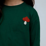 T-shirt verde fungo fluffy 42417 Compania Fantastica