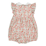 Pagliaccetto ricamo smock fantasia fragoline Julyne Kidiwi 36203