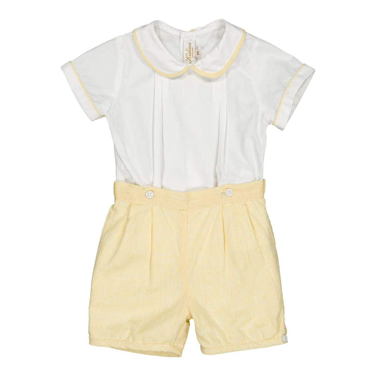 Completo righine giallo e bianco Barnabé Kidiwi 36172