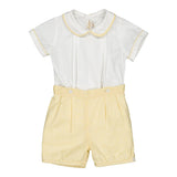 Completo righine giallo e bianco Barnabé Kidiwi 36172
