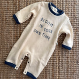 Tutina con dettagli contrasto 138301 Time to Bloom