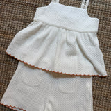 Completo burro rifiniture arancio DK472 DK473