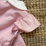 Pagliaccetto ricamo smock in popeline rosa Julyne Kidiwi 36092