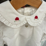 Milk Blouse Round Collar 03405
