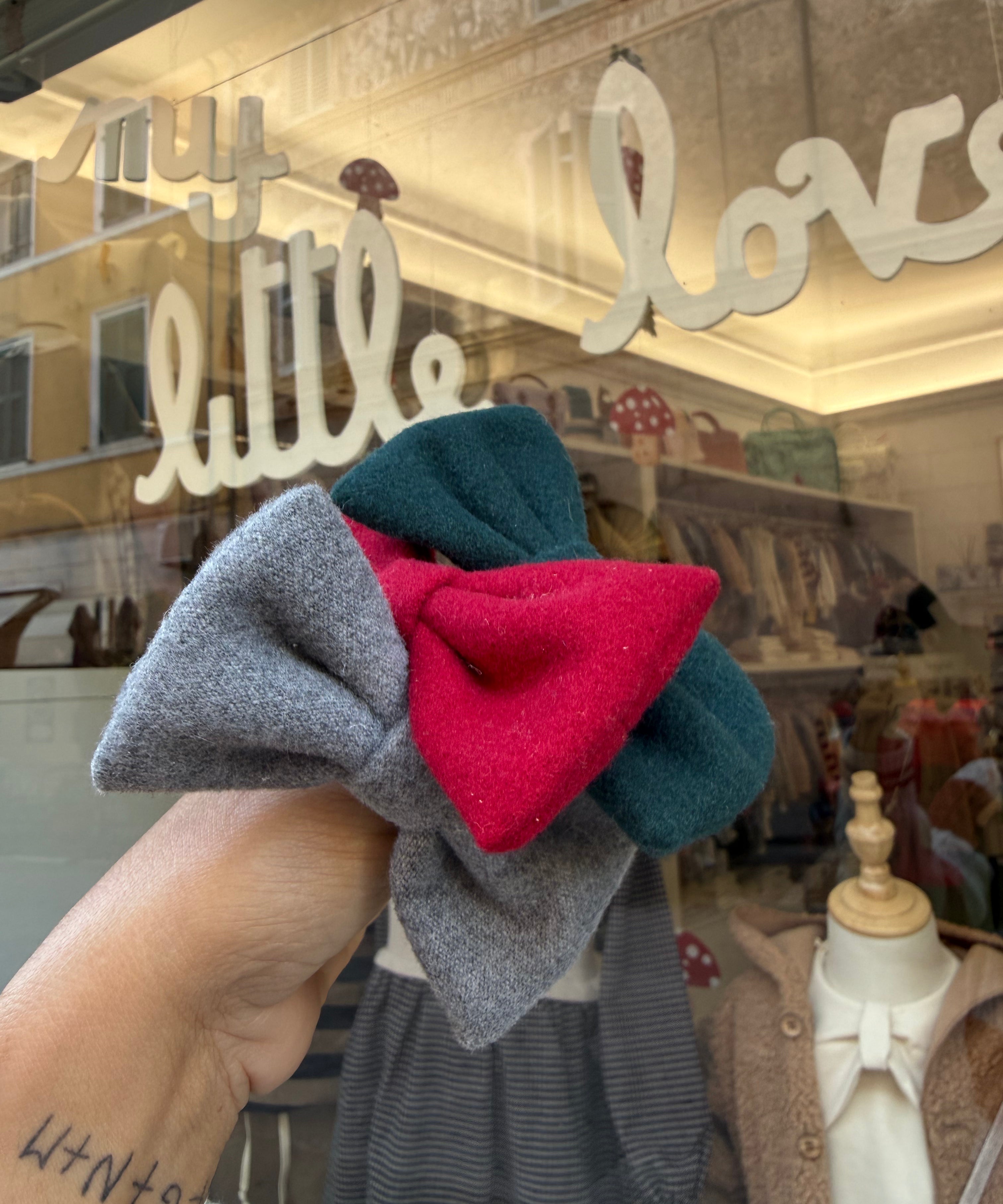 Elastico per capelli LAB fiocco panno