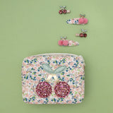 Borsina fiorellini con ciliegie glitter FLORAL CHERRIES BAG