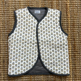 I246 patterned quilted vest