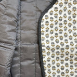 I246 patterned quilted vest