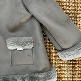 Grey Eco-Shearling Jacket 073126