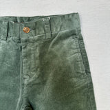 Pantalone velluto millerighe verde 739087 4699