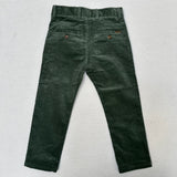 Pantalone velluto millerighe verde 739087 4699