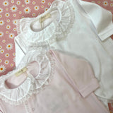 LAB Artemisia set with pink plush frill