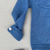 Completo spezzato newborn avio misto cashmere FW21LU24GTA + FW25LU24PAT