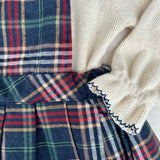 Tartan Dungaree Skirt DK307