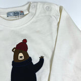 HELLO WINTER DK551 Teddy Bear Long Sleeve T-Shirt