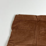 Hazelnut striped velvet cargo trousers DK534