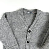 Cardigan grigio perla newborn DK14