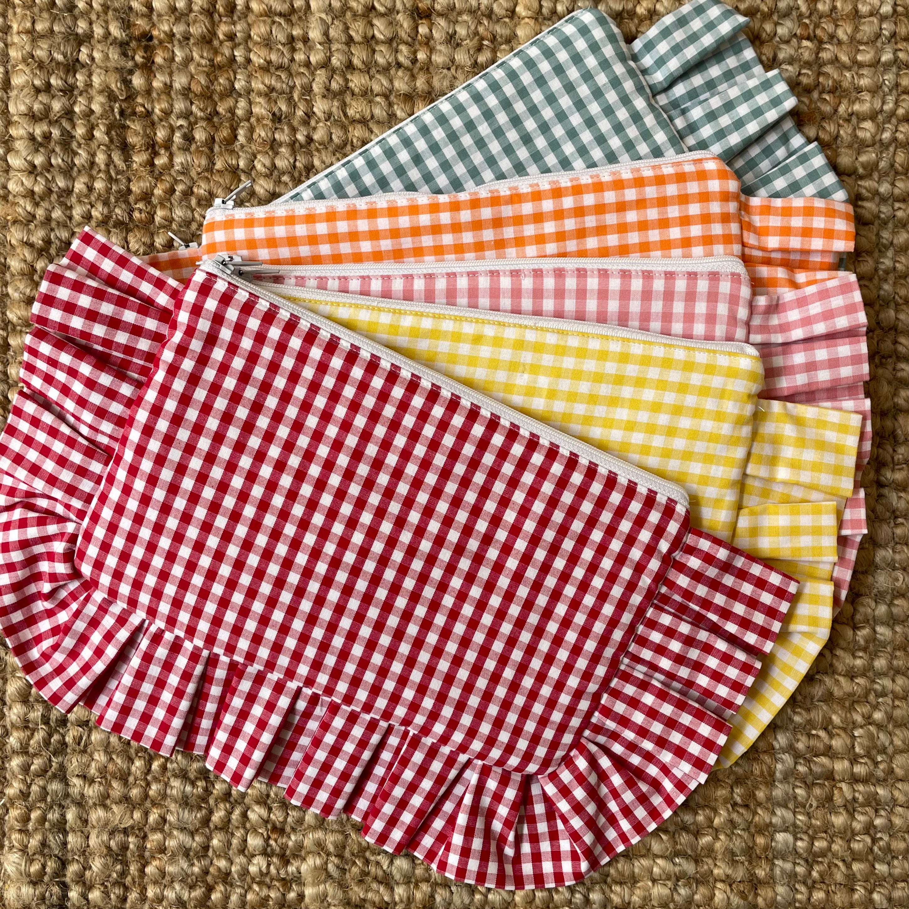 Pochette LAB vichy con frill