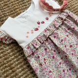 Abito ricamo fragole Mariella Ferrari STB2