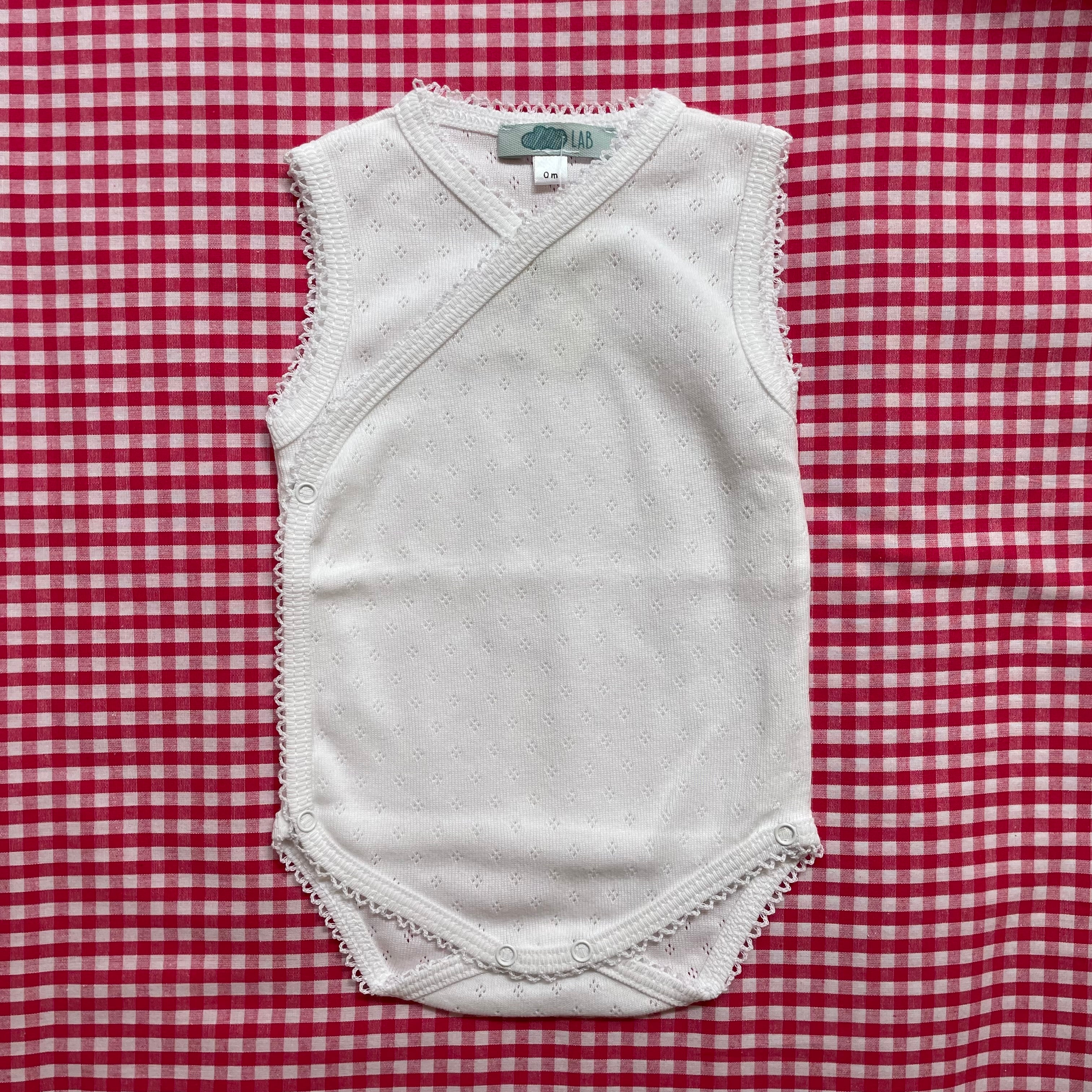 Body LAB newborn sbracciato lavorazione pointelle apertura a kimono