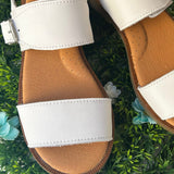Sandali nappa bianco B3039