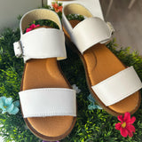 Sandali nappa bianco B3039