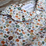 Camicia fiorellini colori autunnali 73743