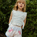 Top azzurro fiocchetti Cassie Gingersnaps GBL1710