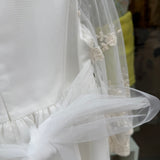 Gold and white formal dress C1