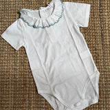 Body newborn collo profilato azzurro La Mascot 55/6367008
