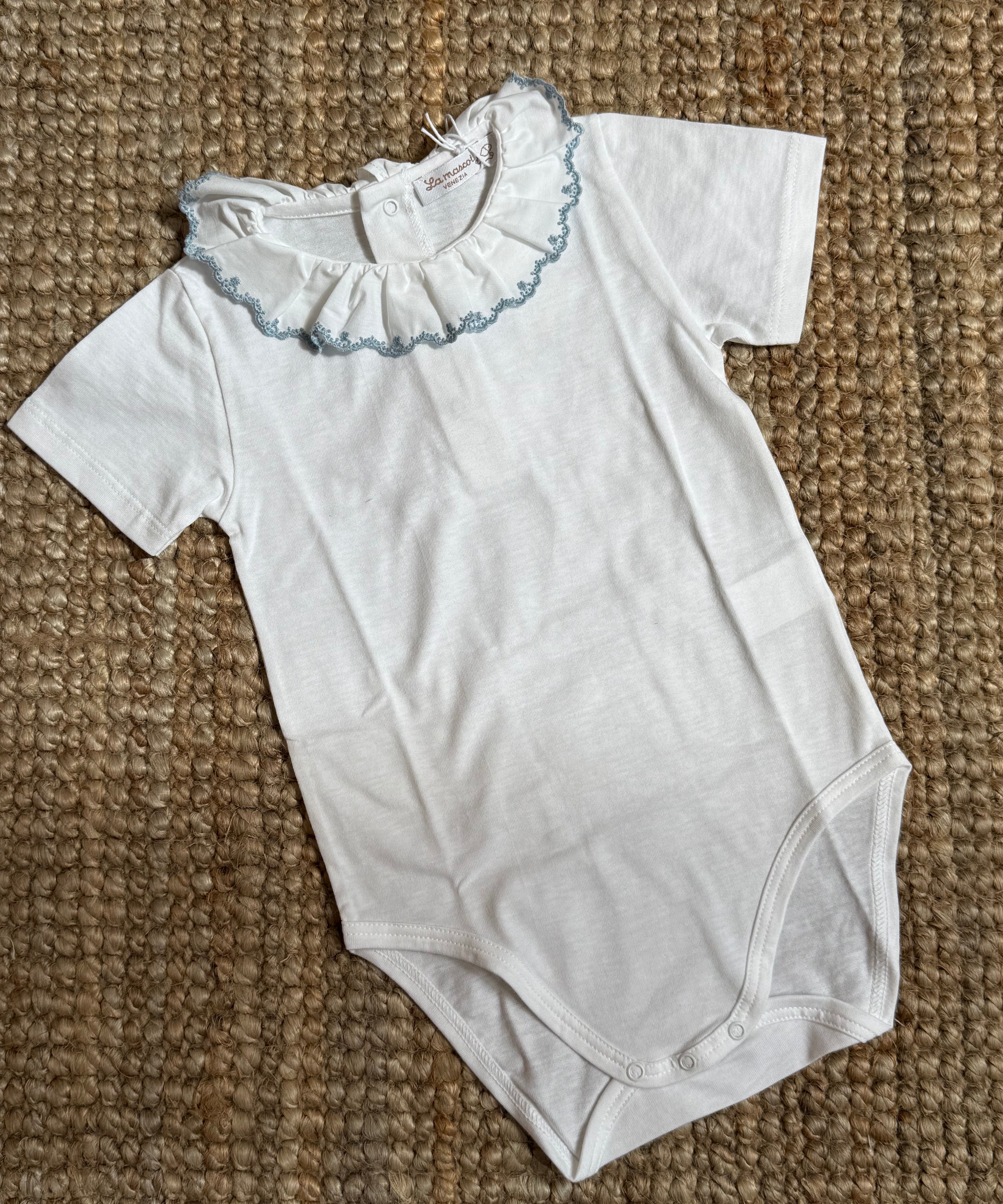 Body newborn collo profilato azzurro La Mascot 55/6367008