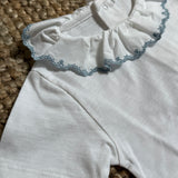 Body newborn collo profilato azzurro La Mascot 55/6367008