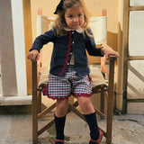 Felpa cardigan avio con maxi serpentina contrasto La Mascot 561803047