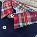 Burgundy Green Blue and Milk Check Shirt 731109