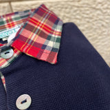 Burgundy Green Blue and Milk Check Shirt 731109