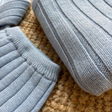 Dove grey blanket unisex pure wool Mi Lucero x LA NUVOLA LAB I2110