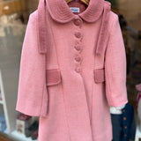 Pink wool coat I241004
