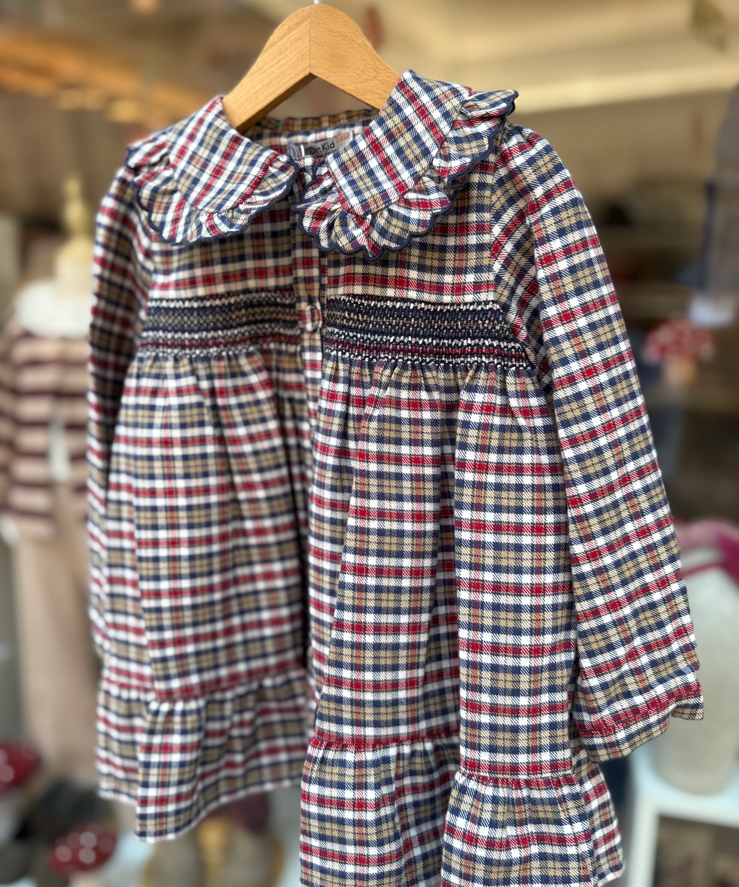 Abito tartan DK309 DrKid