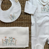 Tutina fiorellini ricamati LN51G Baby Gi