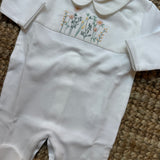 Tutina fiorellini ricamati LN51G Baby Gi