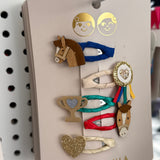 Pack 5 mollette clic-clac pony Mimi & Lula