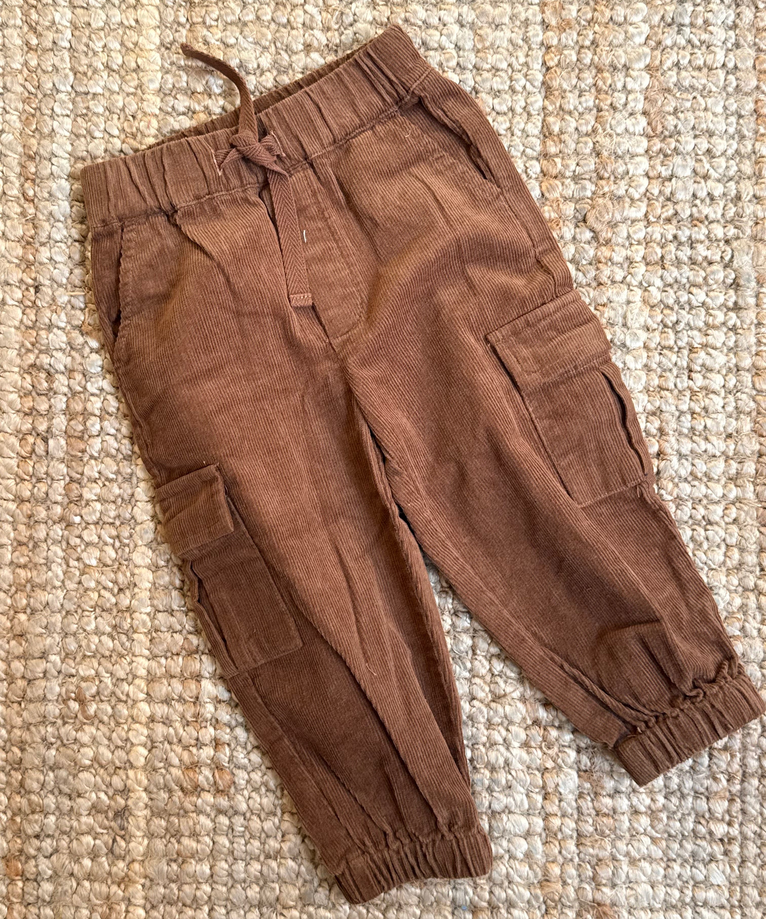 Pantalone velluto millerighe caramello DK515 DrKid